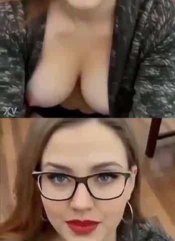Large boobs sweetheart swallows multiple cum loads