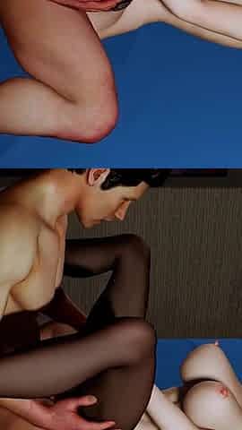 Cai Lin Bigtits in 3D: Too Real to Handle - 3D Animation
