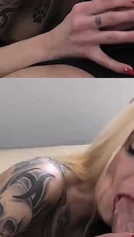 The Cum Has to Come Out! Skinny Blonde Helps Relieve Pressure