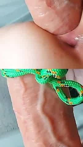I Fucked My Young Wife with a Giant Dildo as Deep and Hard Inside as Possible!