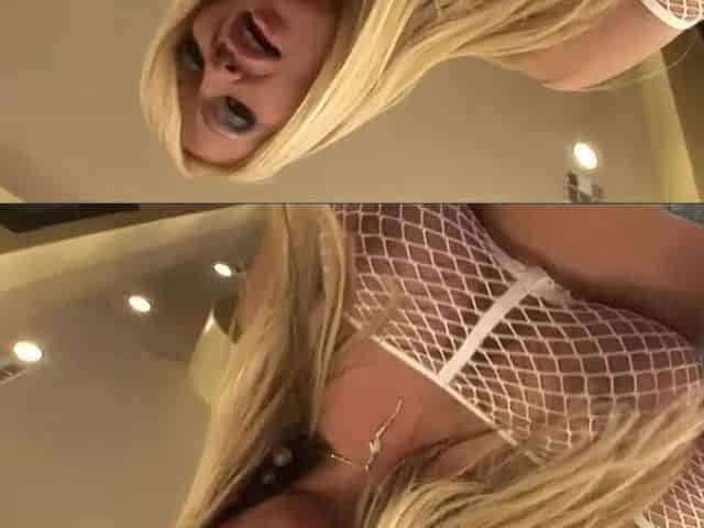 Breasty golden-haired couldn't expect to get drilled by the ebony dude
