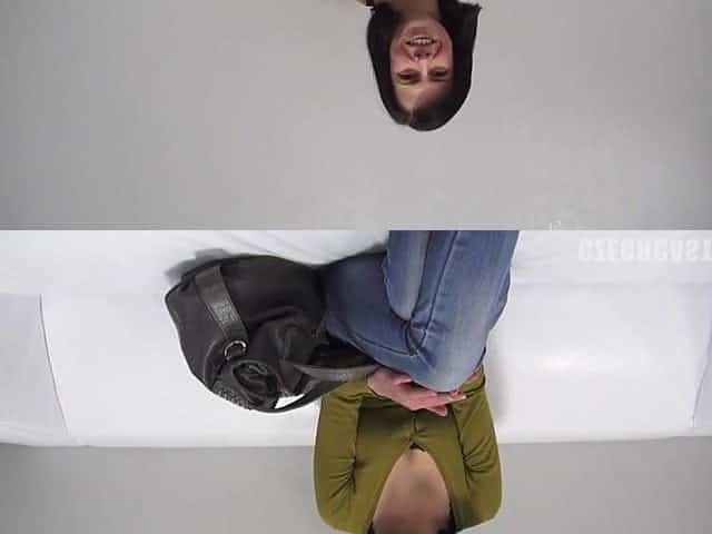 Nice brunette sex casting