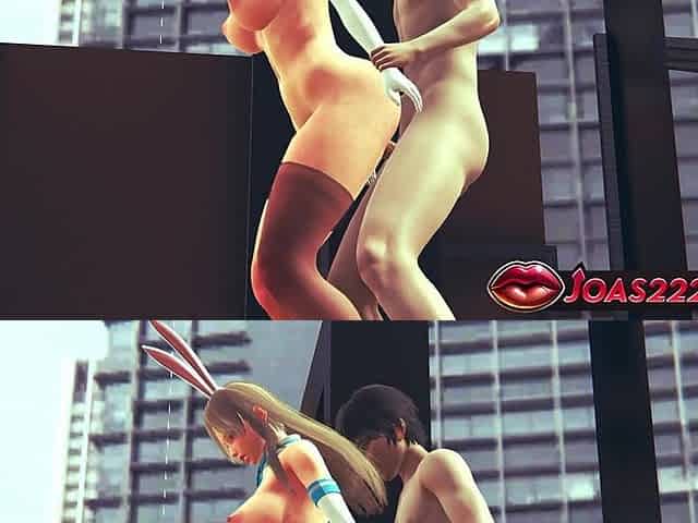 Asuna Ichinose 3D Hentai Animation - Busty Girl with Big Tits and Ass in Standing Doggystyle, Cowgirl, and Missionary Creampie