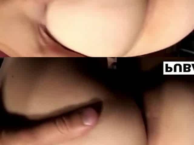 Sexy brunette hair gets wild