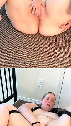 Big boob brunette masturbates on webcam