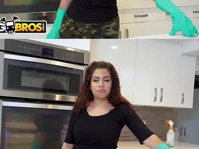 BANGBROS - Thicc Dominican Maid Samantha Rose Takes Large Wang