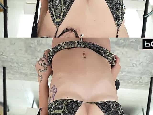 Walking Bang Doll Rides Penis On Sex Swing