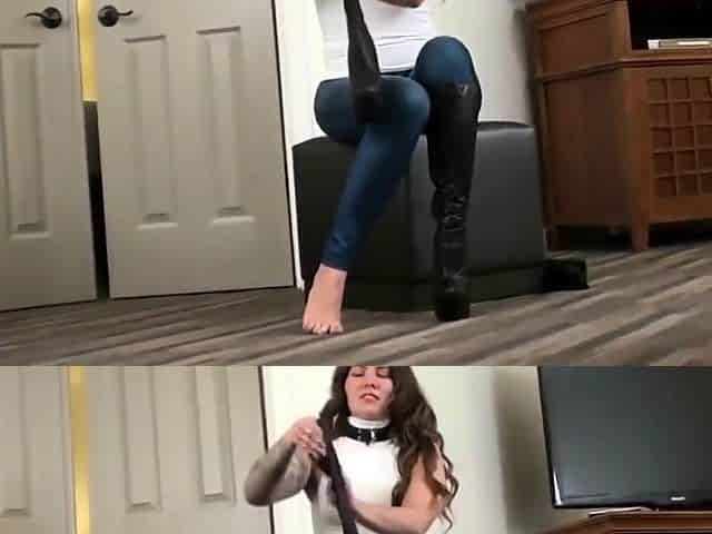 Amateur Black Chick in High Heels