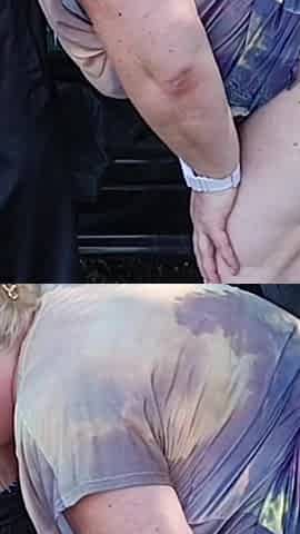 In a Public Park, I Fuck My Neighbor in Her Pussy Doggy Style, Then in Her Mouth and Cum Twice in a Minute