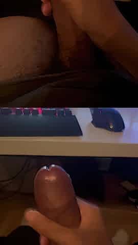 Solo Boy Jerking Off In Socks (groaning climax)