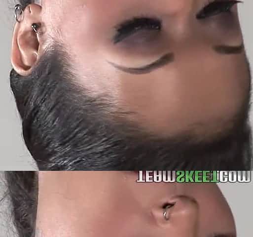 Ebony schoolgirl is bent over and punished