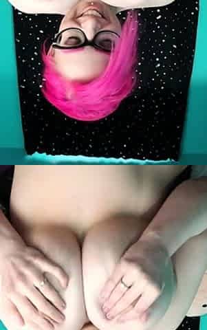 Big boobs milf masturbates with her dildo
