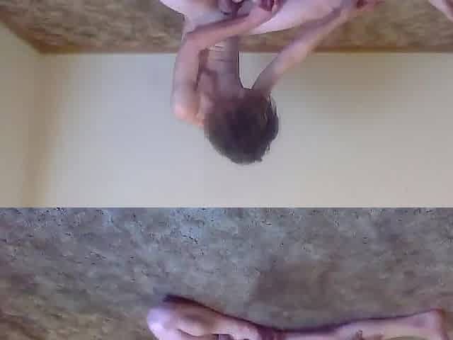 Undressed Exercises (three Views, 4 Artists, Fitness & Porn): 5 One-Leg Toe Touches