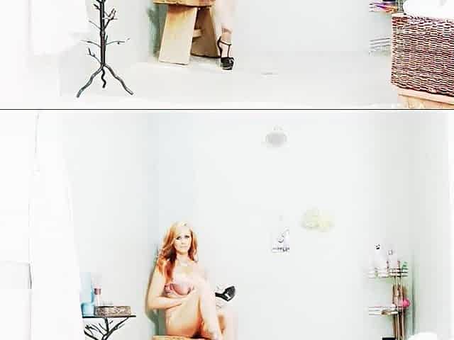 Snatch Teasing During Shower Time! Julia Ann Pleasures Herself In The Washroom!