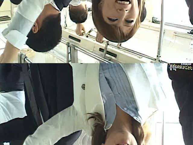 Fucking a Japanese Lady In The Bus and In The Office