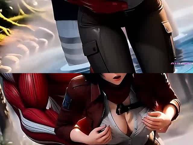 Mikasa Ackerman's secret forest encounter with titan Eren
