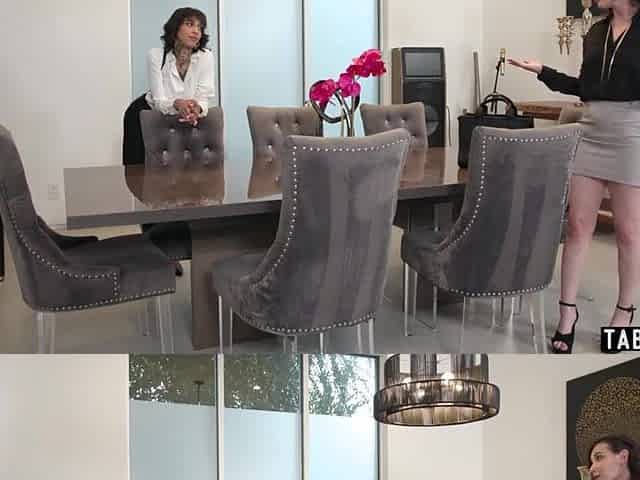 Lesbo mother I'd like to fuck abode flipper Casey Calver convinced her black GF Ravyn Alexa