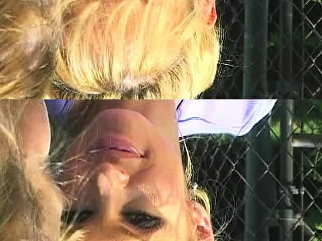 Lesbian Eve Angel licks big boobs