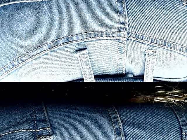 Shrunk Teens Crushed in Denim Jeans and Ass Stifled Ignorant