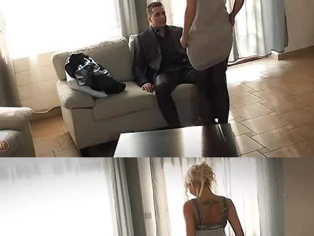 Super Handsome High Society Blond Gets Drilled in Stocking and Suit