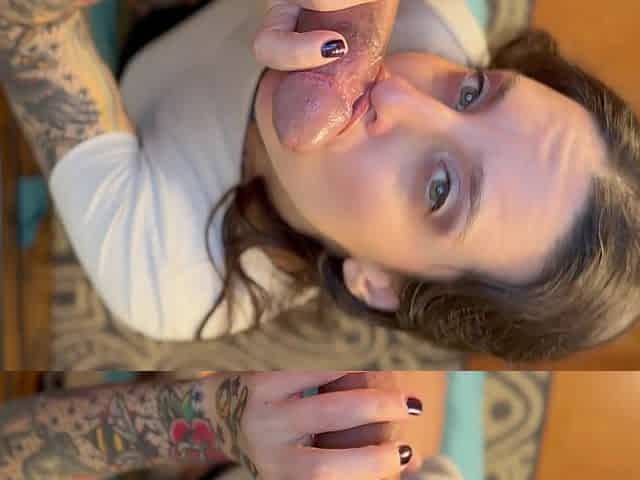 Sloppy Deepthroat Blowjob From Elli Raven