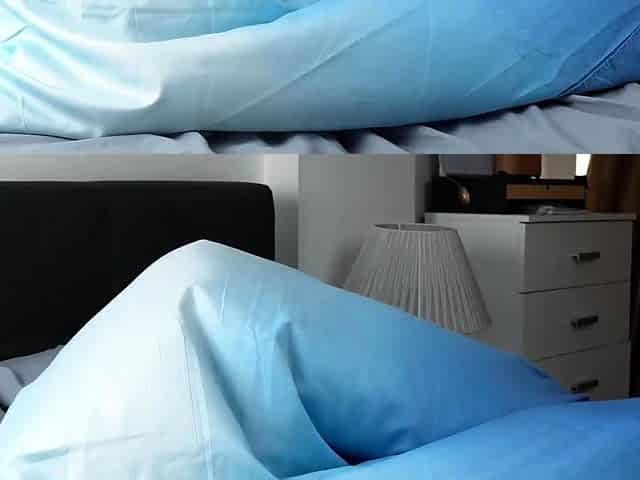 Step Mom Stuck in Duvet Gets Doggy Fuck from Stranded