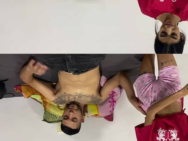 A Delicious, Skinny, Horny Girl Is Cleaning the House and I End up Fucking Her Until She Orgasms, She Swallows It All