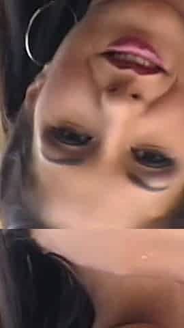 This Skinny Ass Slut Stripped and Had Two Cocks at Once in Her Nasty Mouth