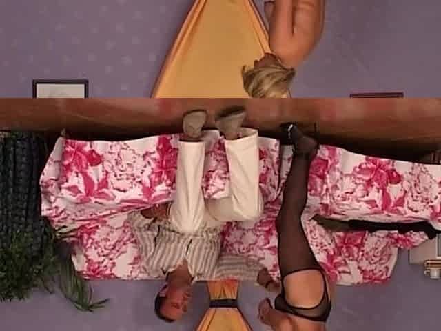 Blonde MILF Sucks Throbbing Cock and Gets Drenched in Doggy