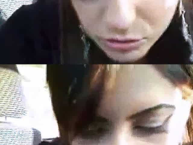 Brunette Amateur BlowJob with Cum in Mouth