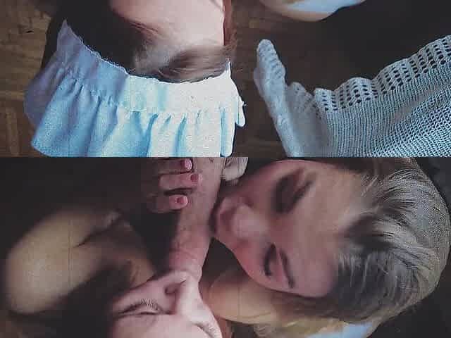 Retro style porn - three-some banging from the 80s