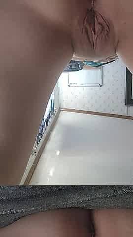 My snatch gets destroyed by BBC and I catch his warm cum all over my body