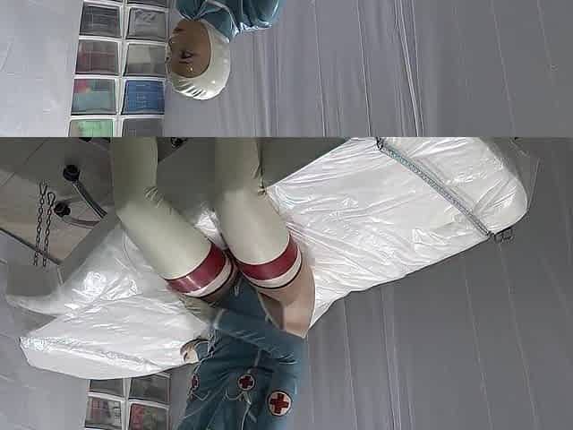 Latex Danielle - The patient is examining the doctor and the doctor is playing with herself