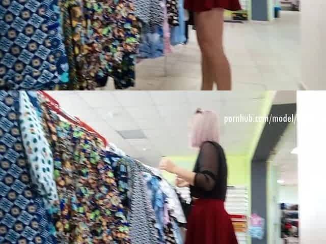 public flashing in store