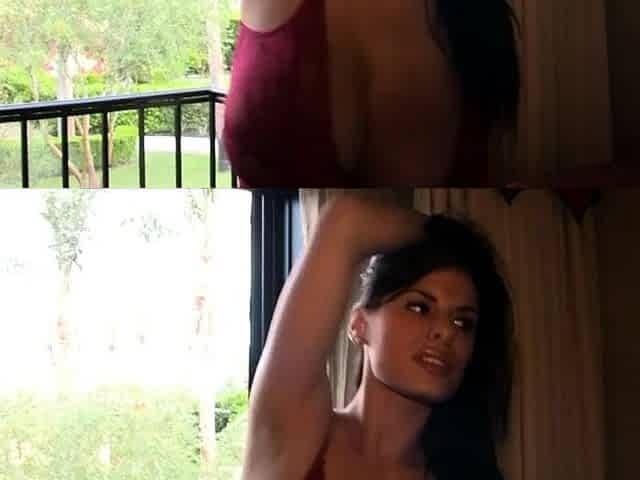 Big boobs milf masturbates with her dildo