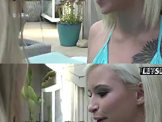 I Danced for Her by the Pool and This babe Couldn't Keep Her Hands Off My Butt, Then Licked My Twat
