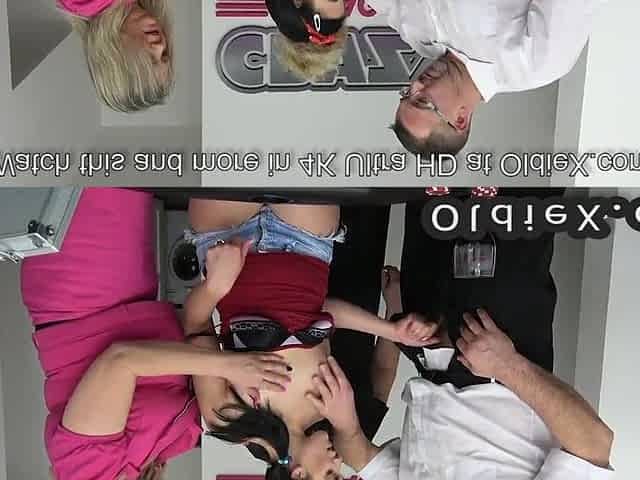 Old and youthful foursome with grandparents and a taut teen