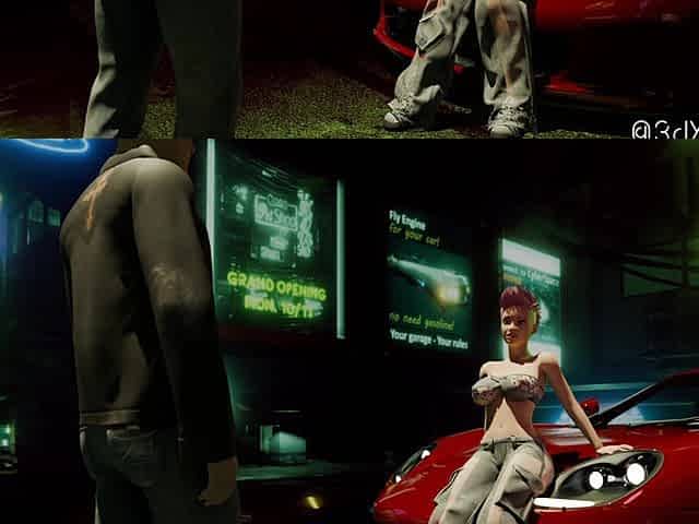 The access code is my pussy. Cyberpunk fuck with sexy busty babe