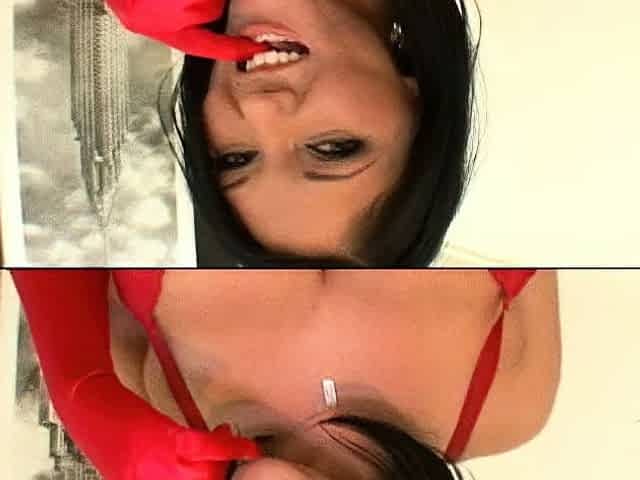 Busty brunette slut enjoys extreme amateur pov blowjob