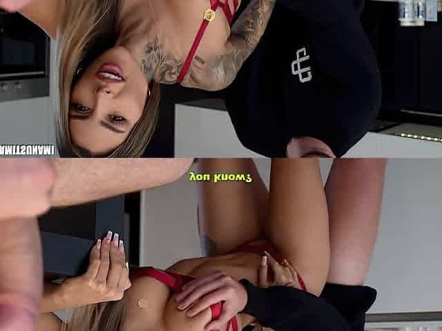 JOI ITALIANO CUCKOLD - Tami Tsunami tradisce il marito cornuto mentre lui guarda e si sega da solo