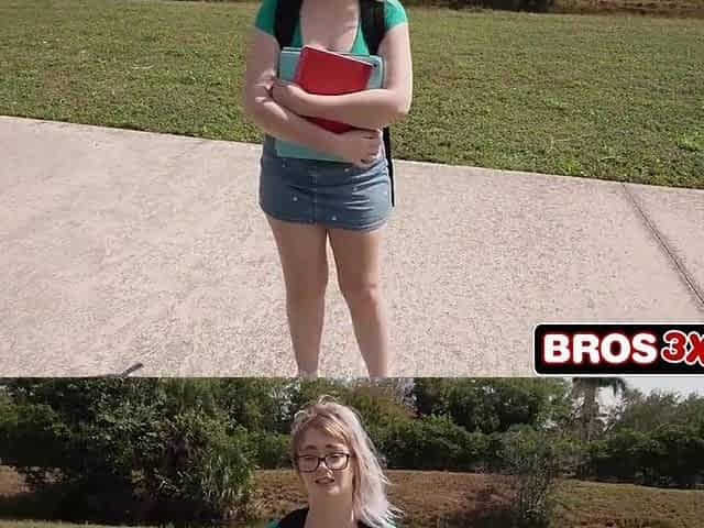 Shy Geeky Blond Turns Savage on a Biggest BBC Ride