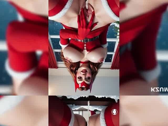 Scarlet Witch sexy and excited, nice-looking and round booty (Ai Porn Generated)