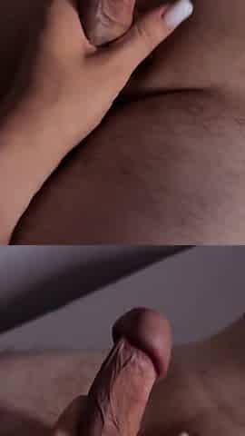 shyhole gives lovely handworking massage in hostel room