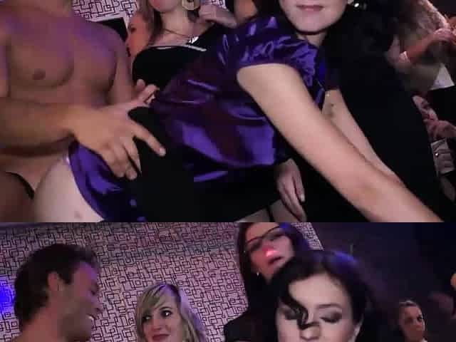 Group fucking at a kinky party