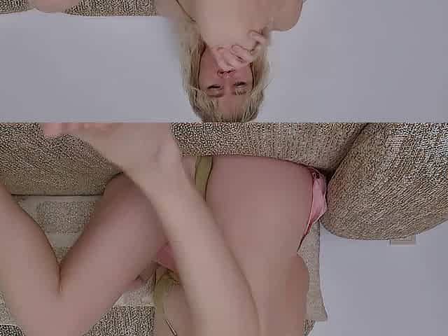 "Look at My Constricted Little Snatch, I Need Your Ramrod Now" - Russian Indecent Talk & Climax on the Bed