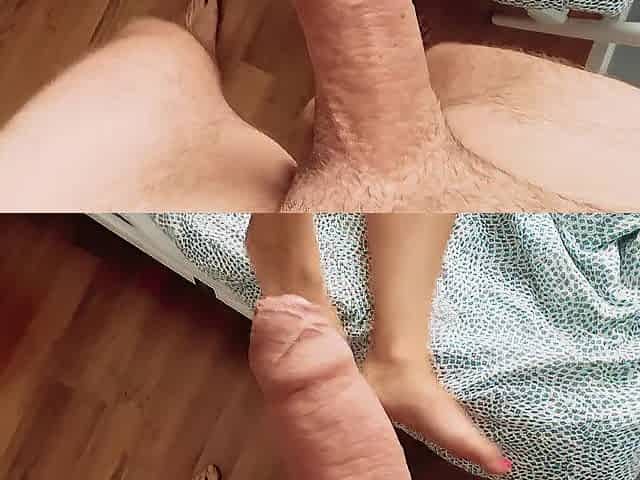 Oops... Footjob POV