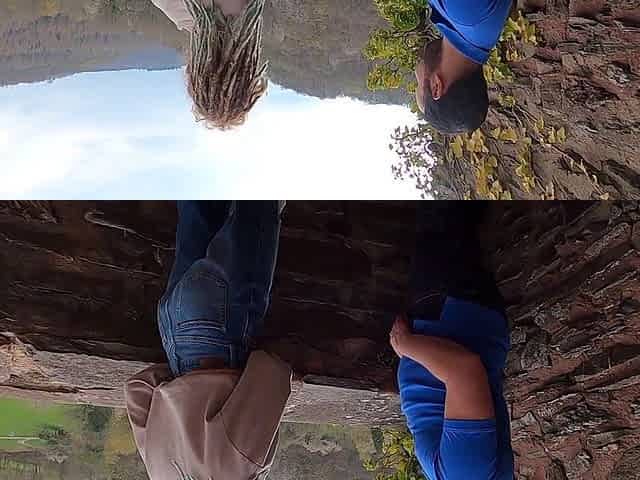Public! Risky Blowjob on a Trip to the Castle!