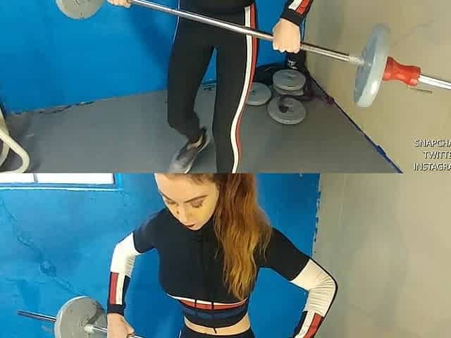 Weight Training Workout Strip