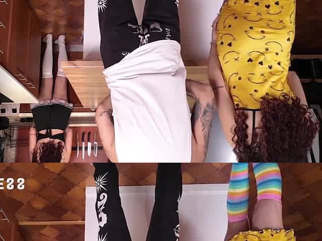 PLEASE DAD! THE MAID IS WATCHING! stepdaughter used infront of concupiscent maid