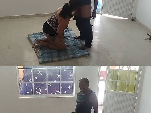 Perverted Stepdad Helps Me with My Exercises and We End up Fucking Very Well with His Big Cock Leaving All His Semen on My Face